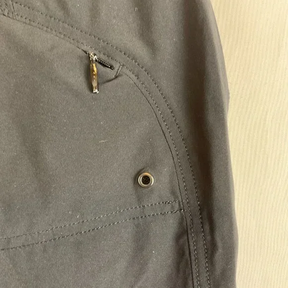 Athleta Rincon Bermuda Shorts 4 Black Pockets - Picture 9 of 10